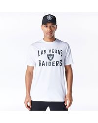 KTZ - Las Vegas Raiders Nfl Graphic And Black T-shirt - Lyst