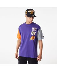 KTZ - Phoenix Suns Nba Cut Sew Dark Oversized T-shirt - Lyst