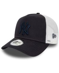 KTZ - New York Yankees League Essential Navy Trucker Cap - Lyst