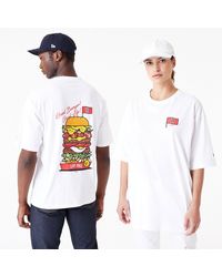 KTZ - Boston Red Sox Mlb Burger Graphic Oversized T-shirt - Lyst