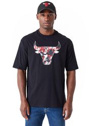 KTZ - Chicago Bulls Nba Large Infill Oversized T-shirt - Lyst