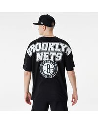 KTZ - Brooklyn Nets Nba Large Graphic Oversized T-shirt - Lyst