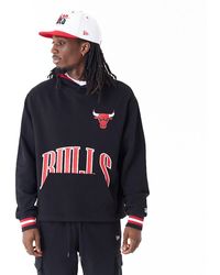 KTZ - Chicago Bulls Nba Arch Graphic Oversized Pullover Hoodie - Lyst