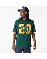 T-shirts New Era Lucky Paws Character Medium Oversized T-Shirt Green