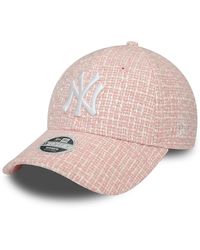 KTZ - New York Yankees Womens Summer Tweed 9forty Adjustable Cap - Lyst