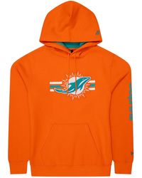 Miami Dolphins NFL 3rd Down Orange Oversized Pullover Hoodie