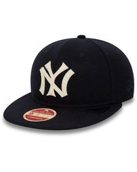 KTZ - New York Yankees Heritage Series Navy Retro Crown 9fifty Strapback Cap - Lyst