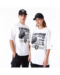 KTZ - Las Vegas Raiders Nfl Team Graphic Oversized T-shirt - Lyst