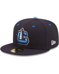 KTZ - Lake County Captains Milb On Field Navy 59fifty Fitted Cap - Lyst