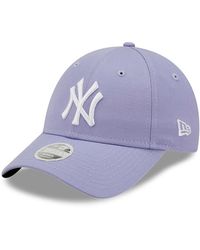 KTZ - New York Yankees League Essentials Womens Lilac 9forty Adjustable Cap - Lyst