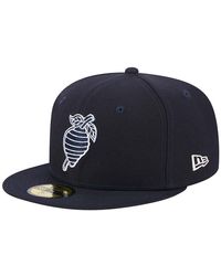 KTZ - Charlotte Knights Milb Theme Nights Navy 59fifty Fitted Cap - Lyst