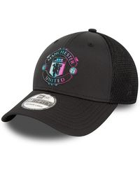 KTZ - Manchester United Fc Holographic Holographic 39thirty Stretch Fit Cap - Lyst