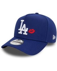 KTZ - La Dodgers Lips Dark 9forty A-frame Adjustable Cap - Lyst