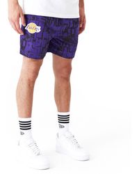 KTZ - La Lakers Nba All Over Print Shorts - Lyst