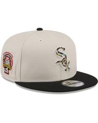 KTZ - Chicago White Sox Floral Fill Light Beige 9fifty Snapback Cap - Lyst