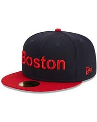 KTZ - Boston Red Sox City Signature Navy 59fifty Fitted Cap - Lyst