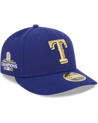KTZ - Texas Rangers Mlb Gold Dark Low Profile 59fifty Fitted Cap - Lyst