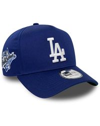 KTZ - La Dodgers World Series Patch Dark 9forty E-frame Adjustable Cap - Lyst