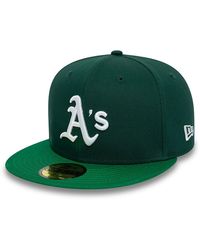 KTZ - Oakland Athletics Mlb Team Colour Green 59fifty Fitted Cap - Lyst