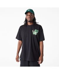 KTZ - Milwaukee Bucks Nba Arch Wordmark Oversized T-shirt - Lyst