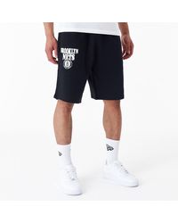 KTZ - Brooklyn Nets Nba Script Oversized Shorts - Lyst