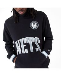 KTZ - Brooklyn Nets Nba Arch Graphic Oversized Pullover Hoodie - Lyst