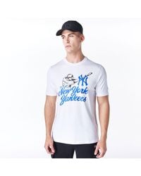 KTZ - New York Yankees Mlb Baseball Graphic And Blue T-shirt - Lyst