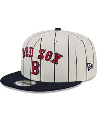 KTZ - Boston Red Sox Jersey Pinstripe Chrome 9fifty Snapback Cap - Lyst