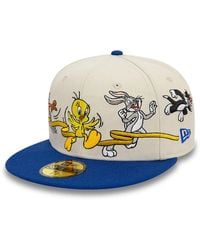 KTZ - Multi Character Team Looney Tunes Light Beige 59fifty Fitted Cap - Lyst