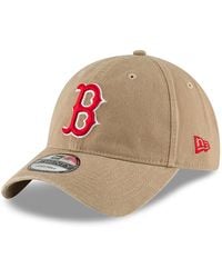 KTZ - Boston Red Sox Mlb Core Classic Beige 9twenty Adjustable Cap - Lyst