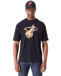 KTZ - Miami Heat Nba Large Infill Oversized T-shirt - Lyst