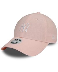 KTZ - New York Yankees Womens Mlb Linen 9forty Adjustable Cap - Lyst