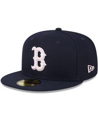 KTZ - Boston Red Sox Mlb Mother's Day 2024 Navy 59fifty Fitted Cap - Lyst
