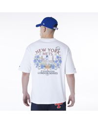 KTZ - New York Mets Mlb London Games 2024 Oversized T-shirt - Lyst
