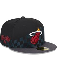 KTZ - Miami Heat Nba Rally Drive 59fifty Fitted Cap - Lyst