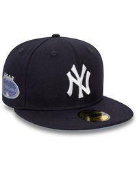 KTZ - New York Yankees Mlb Icy Patch Navy 59fifty Fitted Cap - Lyst