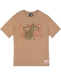 KTZ - Miami Heat Nba City Edition Light Beige Oversized T-shirt - Lyst