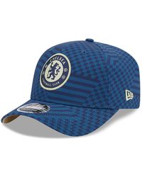 KTZ - Chelsea Fc Lion Crest All Over Print 9fifty Stretch Snap Cap - Lyst