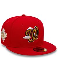 KTZ - Washington Nationals Team Cloud 59fifty Fitted Cap - Lyst