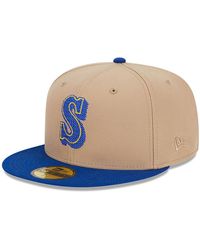 KTZ - Seattle Mariners Needlepoint Light Beige 59fifty Fitted Cap - Lyst