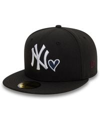 KTZ - New York Yankees Mlb Team Heart 59fifty Fitted Cap - Lyst