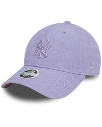 KTZ - New York Yankees Womens Ruching Lilac 9forty Adjustable Cap - Lyst