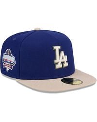 KTZ - La Dodgers Canvas 59fifty Fitted A-frame Cap - Lyst