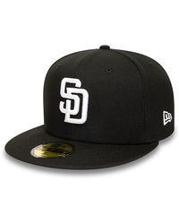 KTZ - San Diego Padres Mlb And White 59fifty Fitted Cap - Lyst