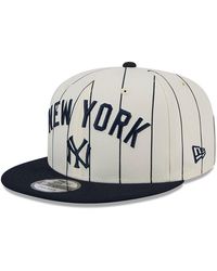 KTZ - New York Yankees Jersey Pinstripe Chrome 9fifty Snapback Cap - Lyst