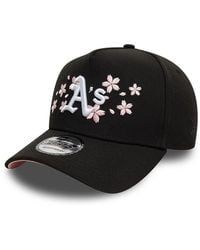 KTZ - Oakland Athletics Cherry Blossom 9forty A-frame Adjustable Cap - Lyst
