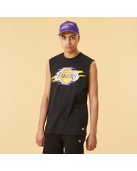 KTZ La Lakers Tear Logo Tank Top - Black