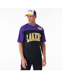 KTZ - La Lakers Nba Arch Graphic Mesh Oversized T-shirt - Lyst