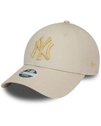 KTZ - New York Yankees Womens Metallic Logo Stone 9forty Adjustable Cap - Lyst