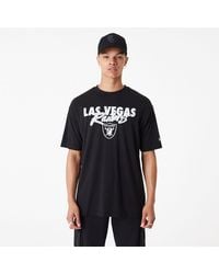 KTZ - Las Vegas Raiders Nfl Script Oversized T-shirt - Lyst